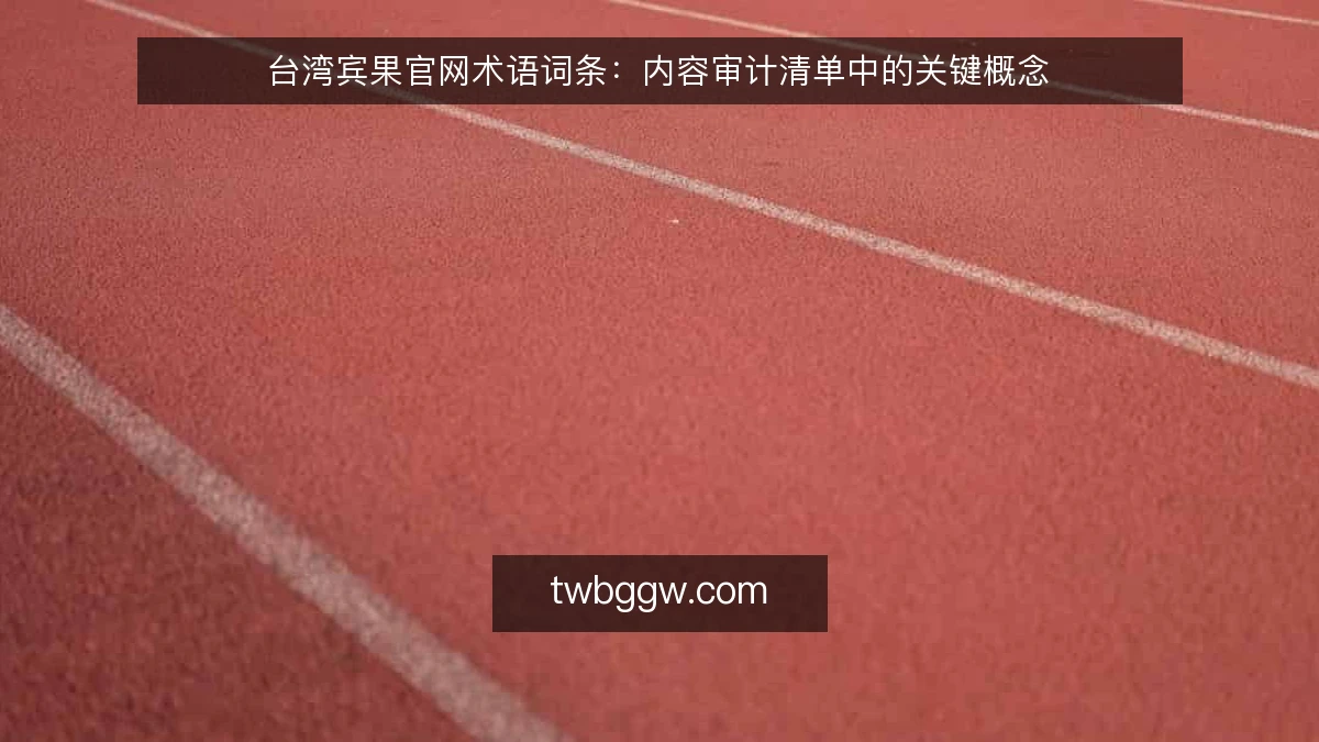 台湾宾果官网术语词条:内容审计清单中的关键概念